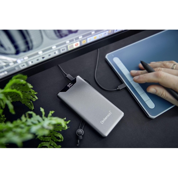 POWER BANK USB 10000MAH/GRAY 7332034 INTENSO