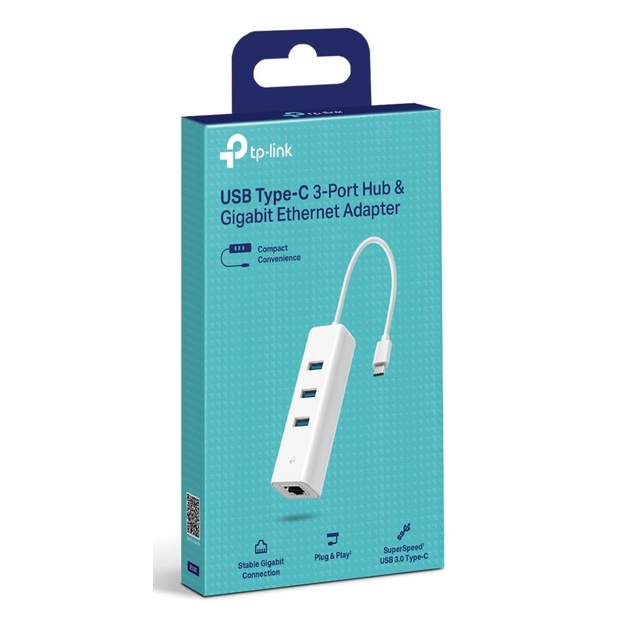 NET ADAPTER USB3 3PORT 1000M/UE330C TP-LINK