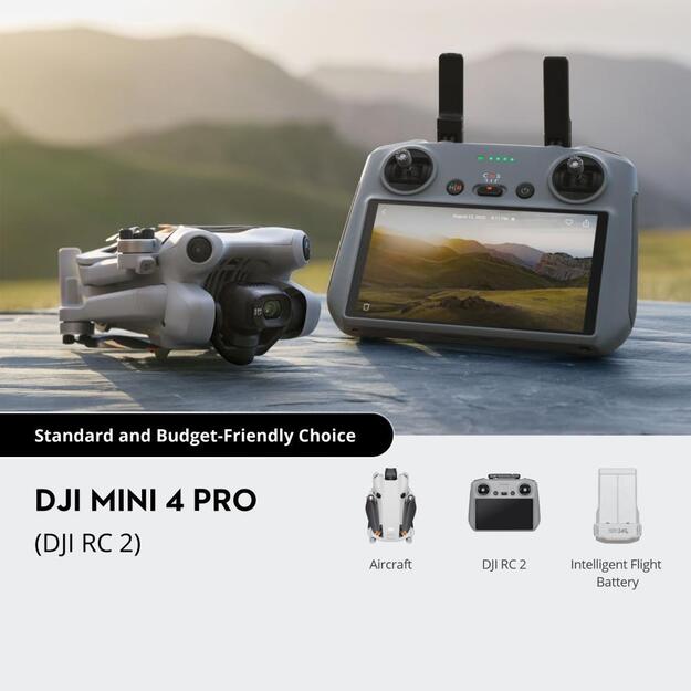 Drone|DJI|DJI Mini 4 Pro (DJI RC 2)|Consumer|CP.MA.00000732.03