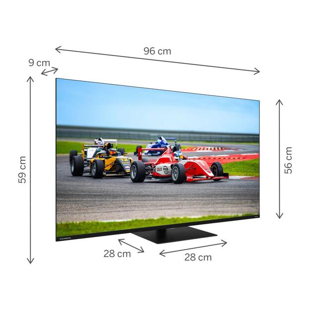 TV SET LCD 43  QLED 4K/43QG7C14 THOMSON