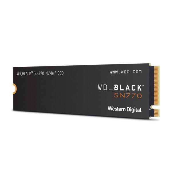 SSD|WESTERN DIGITAL|Black SN770|500GB|M.2|PCIe Gen4|NVMe|Write speed 4000 MBytes/sec|Read speed 5000 MBytes/sec|WDS500G3X0E