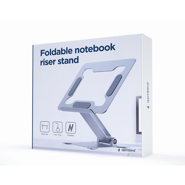 NB ACC RISER STAND FOLDABLE/SILVER NBS-D1-03 GEMBIRD