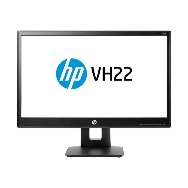 HP VH22 monitor 21.5in FHD 5000000:1 170/160 250 5ms VGA+DVI+DisplayPort Pivot Height VESA