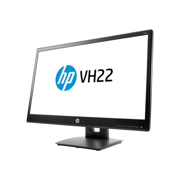 HP VH22 monitor 21.5in FHD 5000000:1 170/160 250 5ms VGA+DVI+DisplayPort Pivot Height VESA