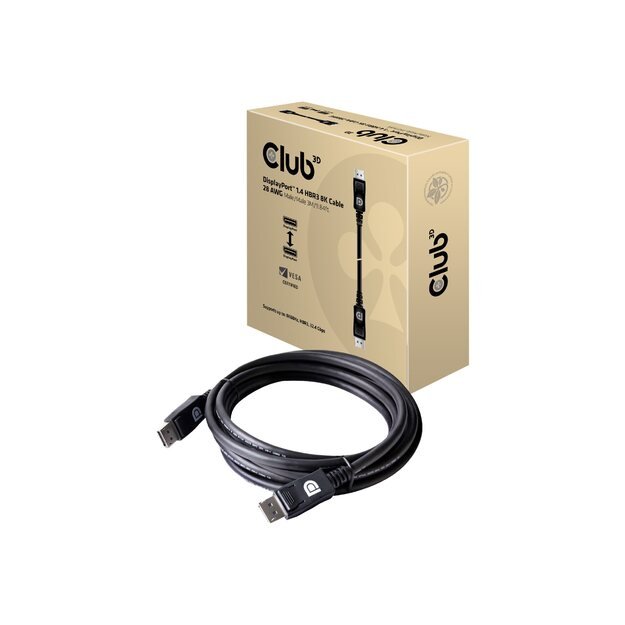 CABLE DP TO DP 3M/M/M CAC-1060 CLUB3D