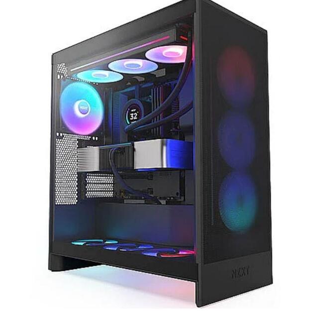 NZXT PC case H7 Flow RGB 2024 midi tower black