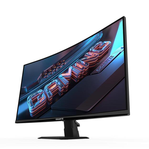 LCD Monitor|GIGABYTE|GS27QC EK|27 |Gaming/Curved|Panel VA|2560x1440|16:9|170Hz|Matte|1 ms|Tilt|Colour Black|GS27QCEK