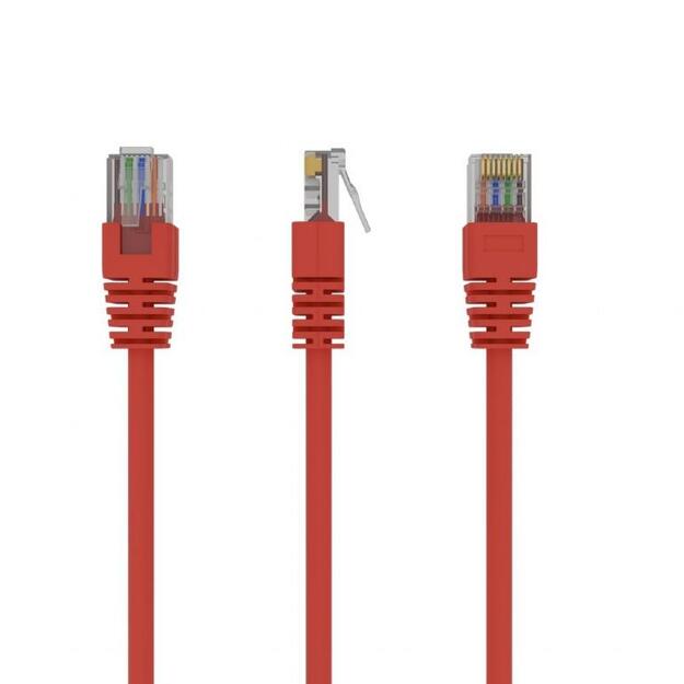 PATCH CABLE CAT5E UTP 1.5M/RED PP12-1.5M/R GEMBIRD