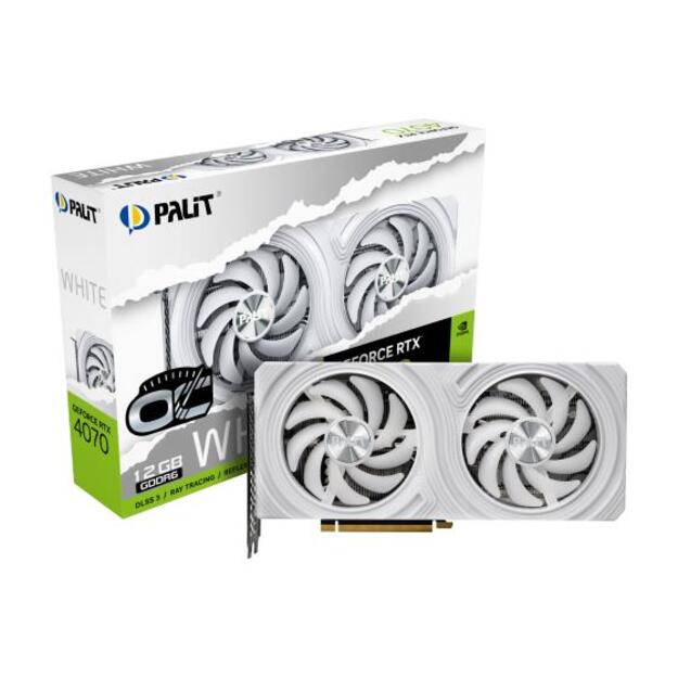 Graphics Card|PALIT|NVIDIA GeForce RTX 4070|12 GB|GDDR6|192 bit|PCIE 4.0 16x|Dual Slot Fansink|1xHDMI|3xDisplayPort|NE64070S19K9-1048L