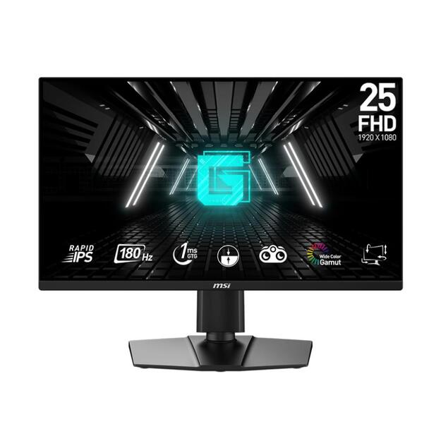 LCD Monitor|MSI|G255PF E2|24.5 |Gaming|Panel IPS|1920x1080|16:9|180Hz|1 ms|Speakers|Swivel|Pivot|Height adjustable|Tilt|G255PFE2