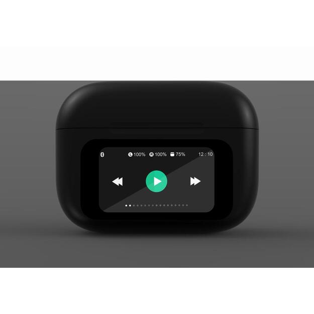 HEADSET BLUETOOTH/TWS-LCD-ANC-01-BK GEMBIRD 3