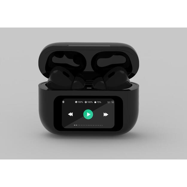 HEADSET BLUETOOTH/TWS-LCD-ANC-01-BK GEMBIRD 4