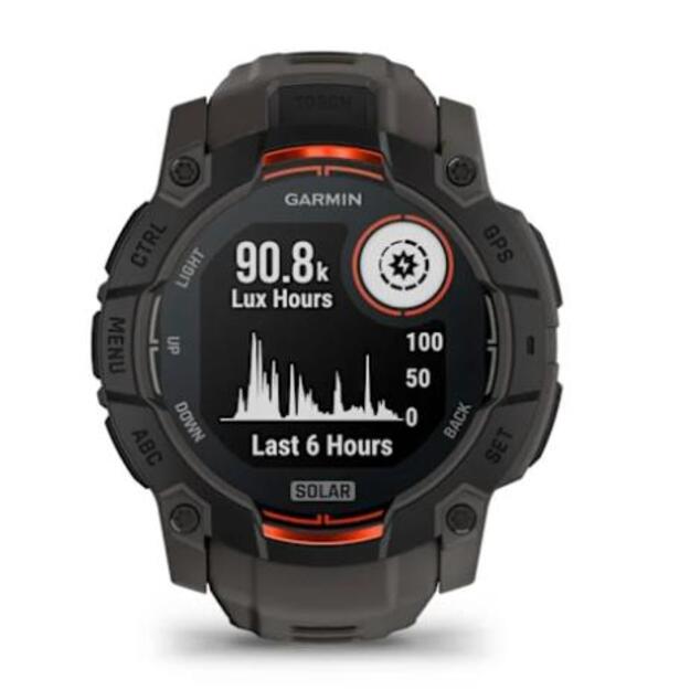 SMARTWATCH INSTINCT 3 SOLAR/BLK/CHARC 010-02935-00 GARMIN