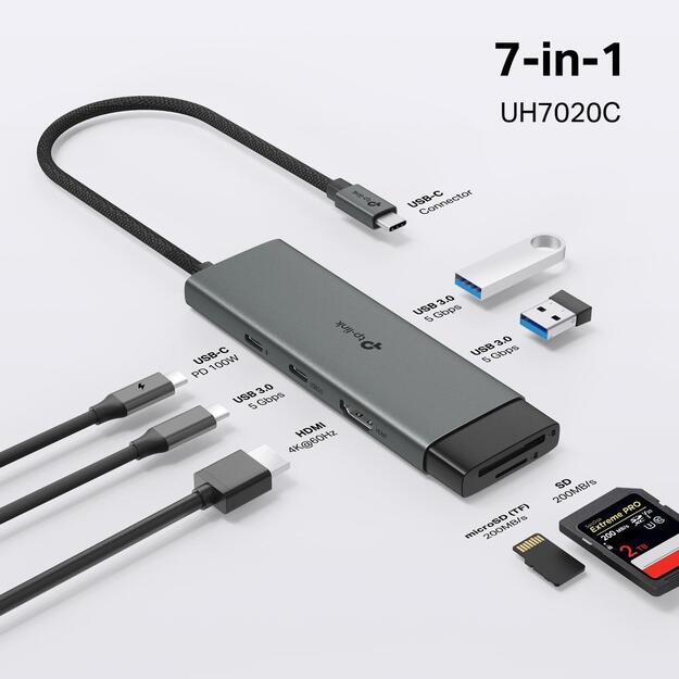 I/O HUB USB-C 7PORT/UH7020C TP-LINK