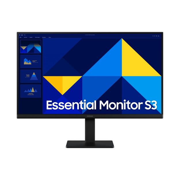LCD Monitor|SAMSUNG|Essential Monitor S3|24 |Panel IPS|1920x1080|16:9|100Hz|5 ms|LS24D300GAUXEN 10