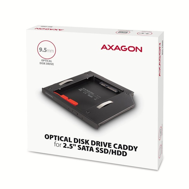 SSD/HDD CADDY 2.5  DVD SLOT/RSS-CD09 AXAGON