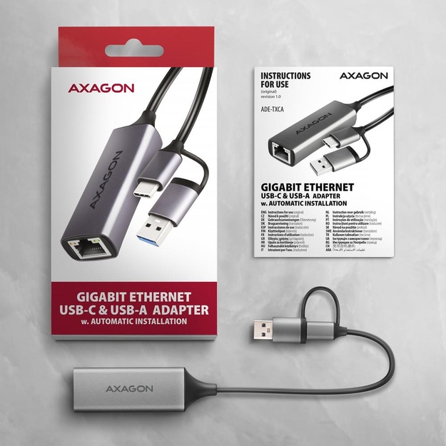 NET ADAPTER USB-C 1GB/ADE-TXCA AXAGON