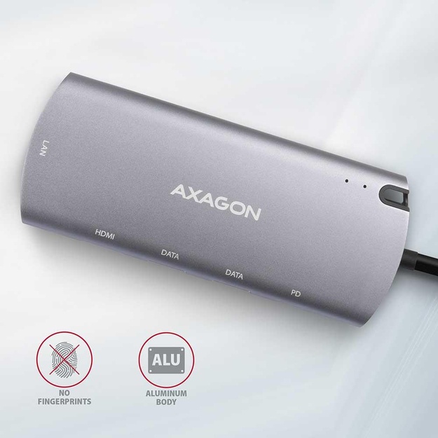 I/O HUB USB-C 6IN1 SATA M.2/0.18M HMC-6M2 AXAGON
