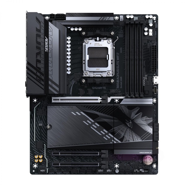 Mainboard|GIGABYTE|AMD B850|SAM5|ATX|Memory DDR5|Memory slots 4|2xPCI-Express 3.0 16x|1xPCI-Express 5.0 16x|3xM.2|1xDisplayPort|4xUSB 2.0|7xUSB 3.2|1xUSB-C|1xOptical S/PDIF|1xRJ45|2xAudio port|B850AELITEWF71.1