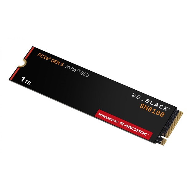 SSD PCIE G5 M.2 1TB/BLACK SN8100 WDS100T1X0M WDC
