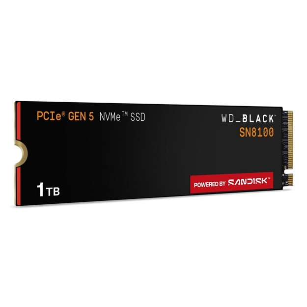 SSD PCIE G5 M.2 1TB/BLACK SN8100 WDS100T1X0M WDC