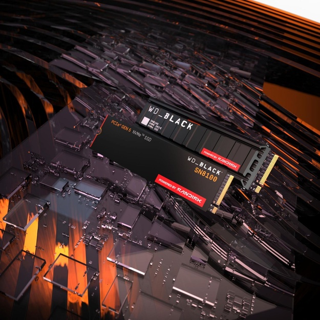 SSD PCIE G5 M.2 1TB/BLACK SN8100 WDS100T1X0M WDC