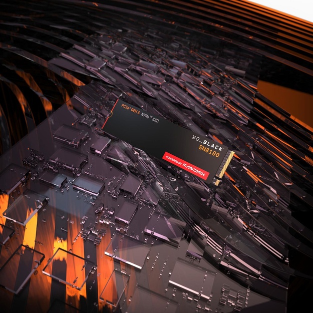 SSD PCIE G5 M.2 1TB/BLACK SN8100 WDS100T1X0M WDC