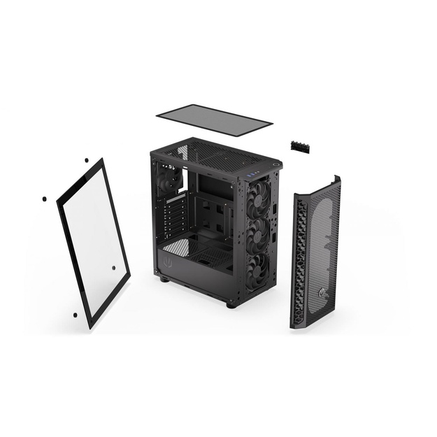 CASE MIDITOWER ATX W/O PSU/SIGNUM 300 AIR EY2A005 ENDORFY