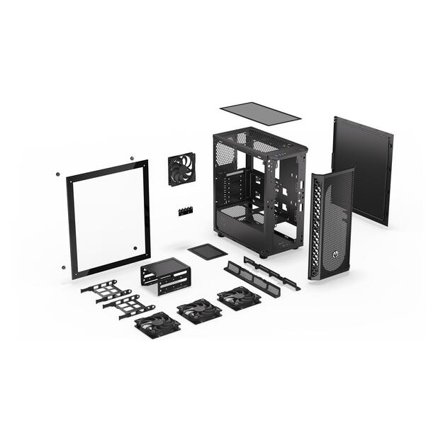 CASE MIDITOWER ATX W/O PSU/SIGNUM 300 AIR EY2A005 ENDORFY 35