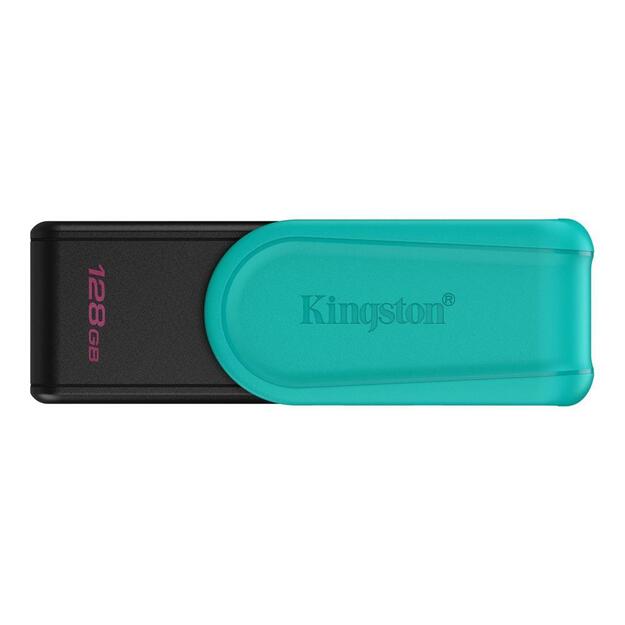 KINGSTON 128GB Portable USB 3.2 Gen 1 DataTraveler Exodia S Black/Turquoise