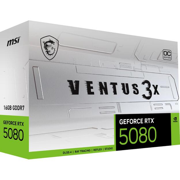 MSI GeForce RTX 5080 16GB VENTUS 3X OC WHITE VGA 1