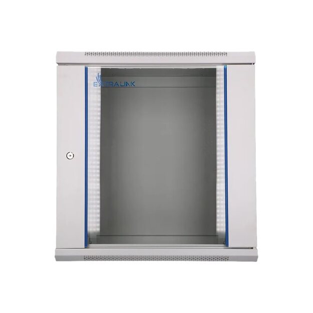 EXTRALINK 12U 600X450 wall-mounted rackmount cabinet gray 3