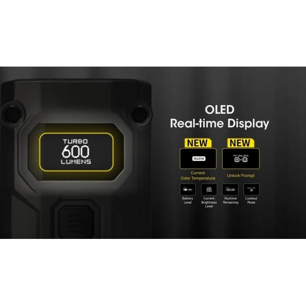 FLASHLIGHT T SERIES 600 LUMENS/TINI3 NITECORE