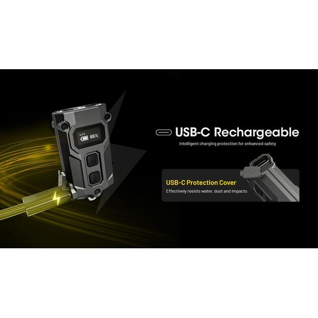 FLASHLIGHT T SERIES 600 LUMENS/TINI3 NITECORE 5