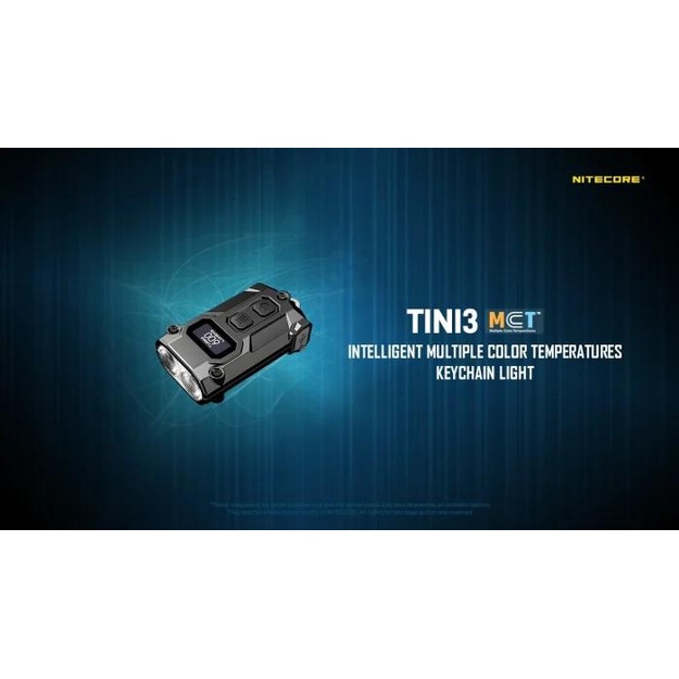 FLASHLIGHT T SERIES 600 LUMENS/TINI3 NITECORE