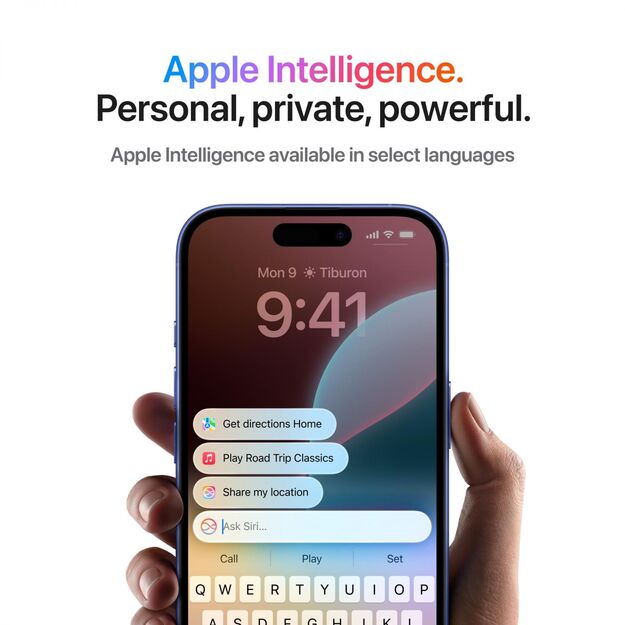 MOBILE PHONE IPHONE 16/128GB WHITE MYE93 APPLE