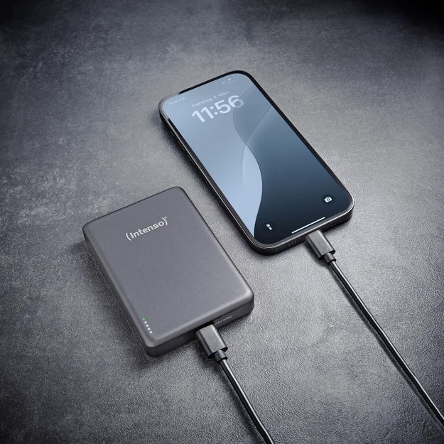 POWER BANK USB 10000MAH MAG/GREY 7344034 INTENSO
