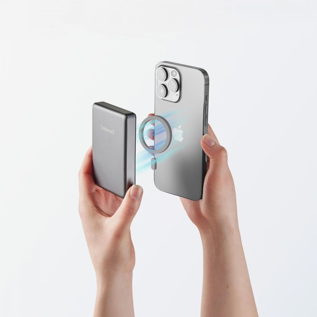 POWER BANK USB 10000MAH MAG/GREY 7344034 INTENSO