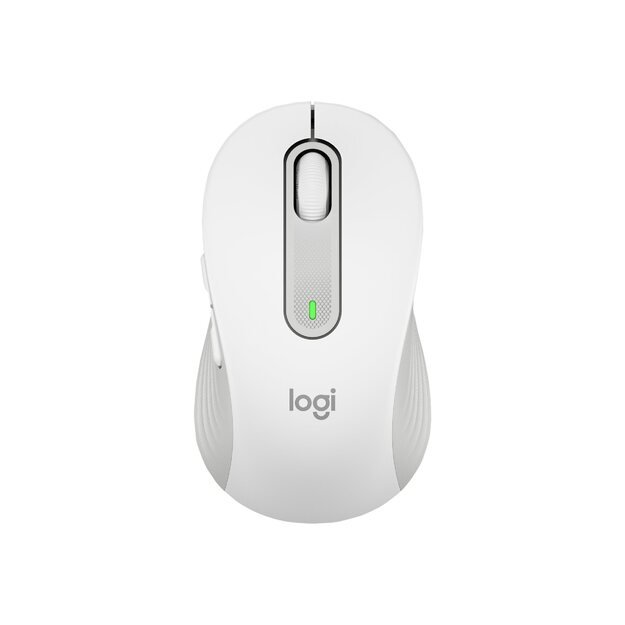 LOGITECH Signature M650 for Business Mouse wireless Bluetooth 2.4 GHz Bolt USB receiver off-white 11