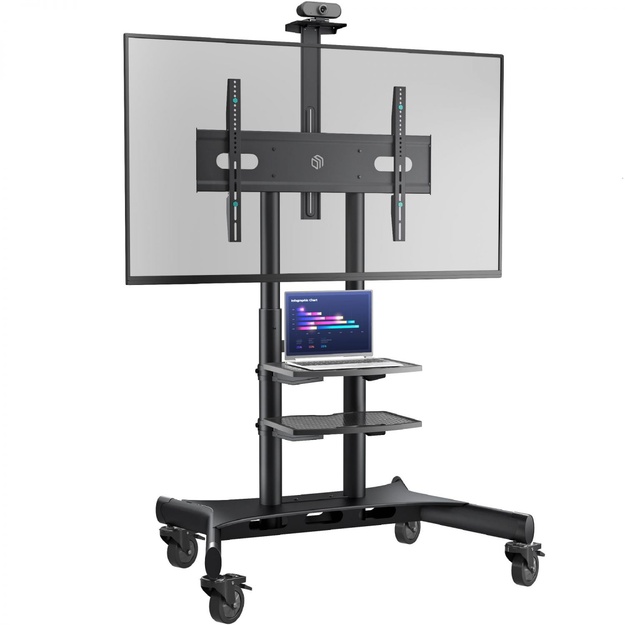 TV SET ACC MOBILE STAND/50-86 /BLACK TS1881-B ONKRON