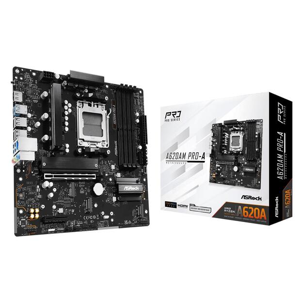 Mainboard|ASROCK|AMD A620A|SAM5|Micro-ATX|Memory DDR5|Memory slots 4|A620AMPRO-A