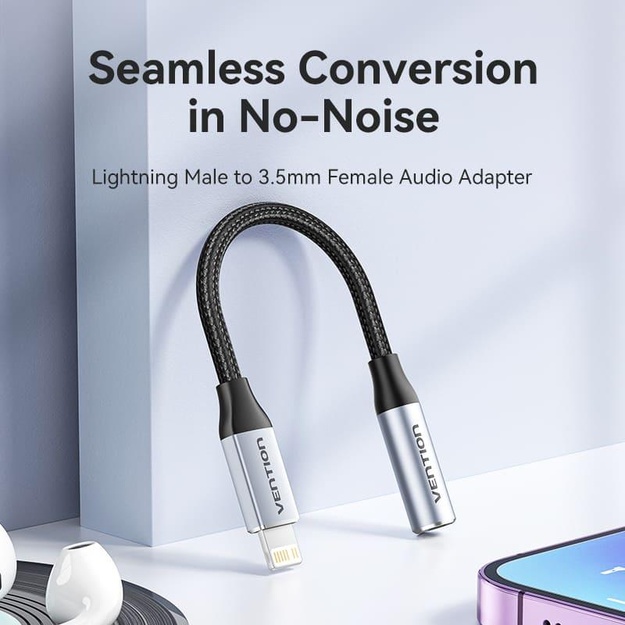 ADAPTER LIGHTNING TO 3.5MM/0.1M BMBHA VENTION