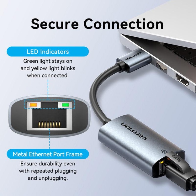 NET ADAPTER USB-A 1GIGABIT/0.15M CEZHB VENTION