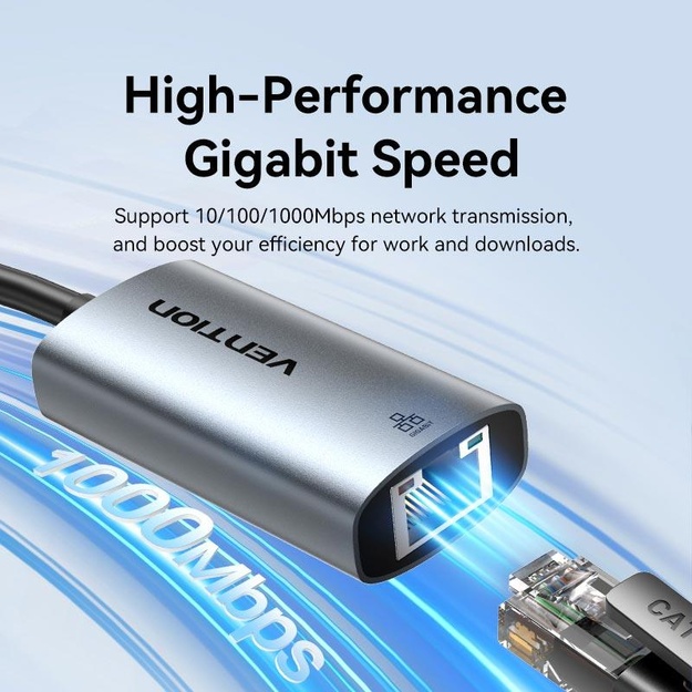 NET ADAPTER USB-A 1GIGABIT/0.15M CEZHB VENTION