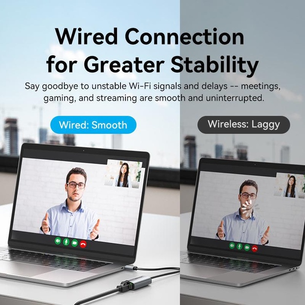 NET ADAPTER USB-A 1GIGABIT/0.15M CEZHB VENTION
