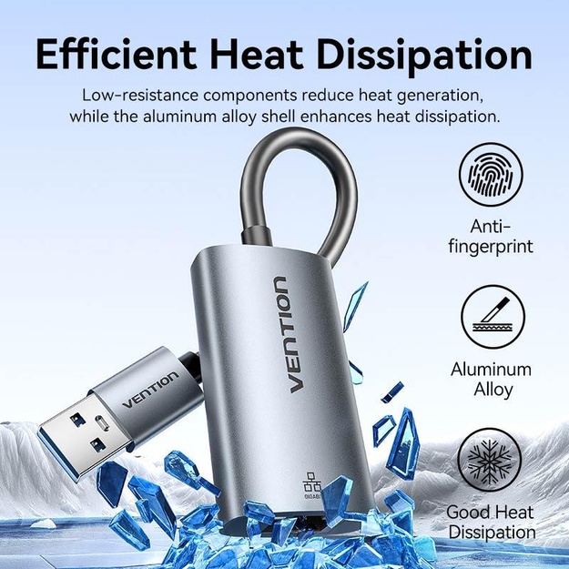 NET ADAPTER USB-A 1GIGABIT/0.15M CEZHB VENTION