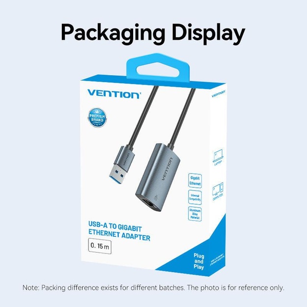 NET ADAPTER USB-A 1GIGABIT/0.15M CEZHB VENTION