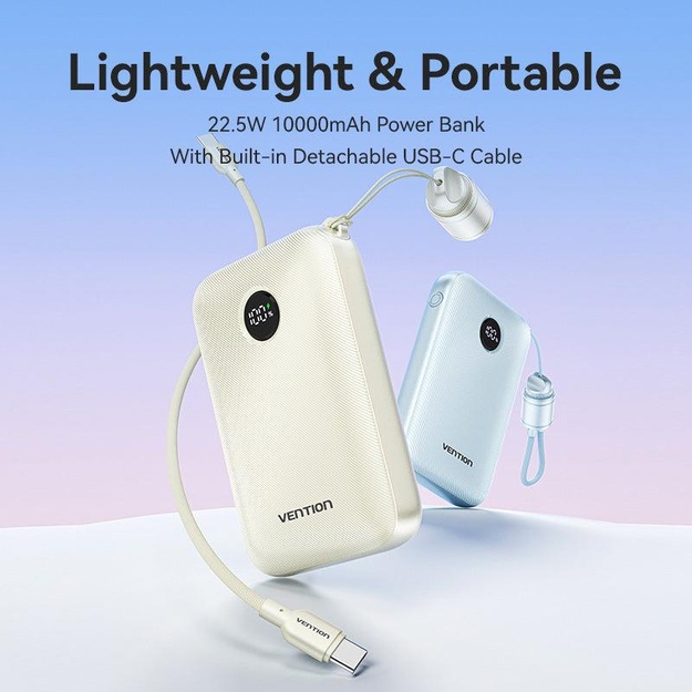 POWER BANK USB 10000MAH 22.5W/BLUE FKAL0-C VENTION