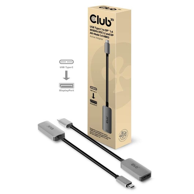 I/O ADAPTER USB-C TO DP/M/F CAC-1567 CLUB3D
