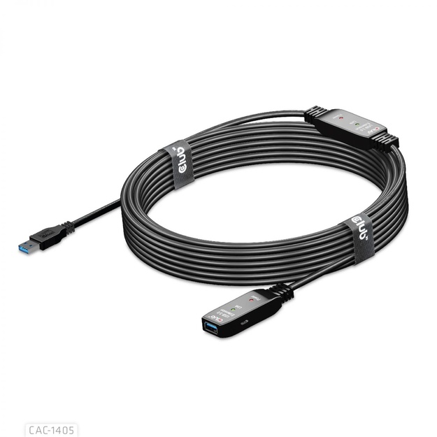 CABLE USB3.2 REPEATER 10M/M/F CAC-1405 CLUB3D